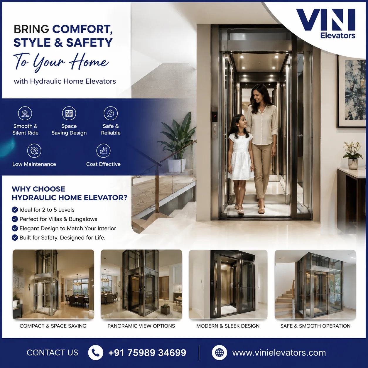 Hydraulic Home Elevators: The Smart Choice for Modern Indian Homes