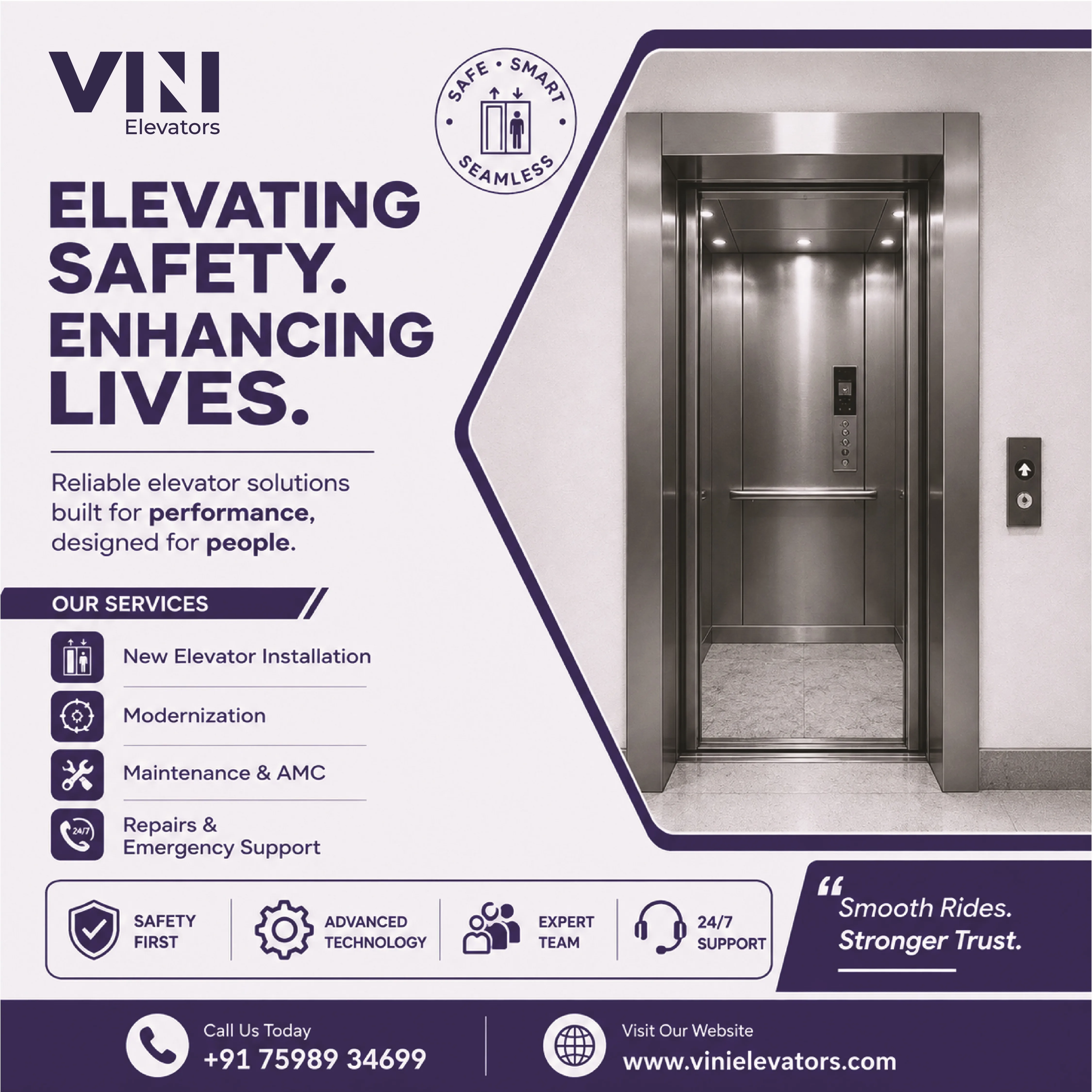 Professional Elevator Installation & Maintenance Services | VINI Elevators